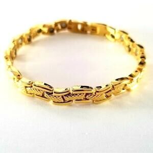 Men’s women’s 316L stainless steel‎ magnetic hypoallergenic bracelet 8" long